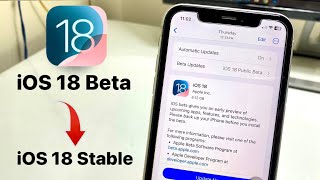 How to Remove iOS 18 Beta & How to Install iOS 18 Stable Update