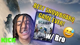 "THE BEST SNOWBOARDING GAME!"😂 | STEEP  w/Bro