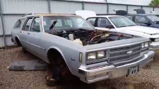 1982 Chevy Impala wagon at Pop's Pick and Pay junkyard in Richmond, VA