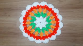 How to Crochet Coasters for Beginners | How to Crochet Coasters | How to Crochet Flower Coaster