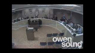 City of Owen Sound March 30, 2015 Council Meeting