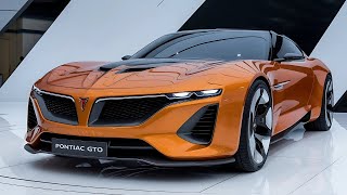 Experience the 2025 Pontiac GTO: 650 HP of Pure American Muscle!