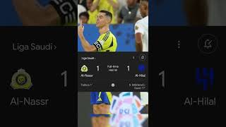 Imbang #alnassr #ronaldo #cristianoronaldo #alhilal #football #hasilpertandingan