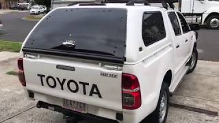 2014 Toyota Hilux SR Workmate with UniUte canopy