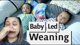 Attempting Baby-Led Weaning with our Preemie Twins | Vlog