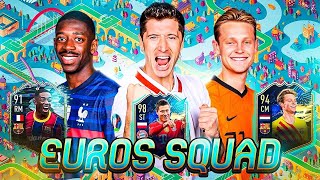 USING A FULL EURO NATIONS SQUAD IN WEEKEND LEAGUE! FIFA 21 ULTIMATE TEAM