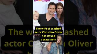 The wife of crashed actor Christian Oliver has issued a statement