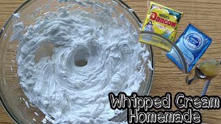 Cara Membuat Whipped Cream Ekonomis dan Mudah || Whipped Cream Homemade