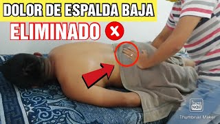 ‼️LUMBALGIA MECÁNICA (DOLOR EN ESPALDA BAJA/ MEDIA)