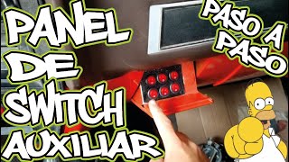 ☝COMO HACER UN TABLERO DE SWITCH PARA TUS FAROS⚠️PASO A PASO SUPER FACIL✅