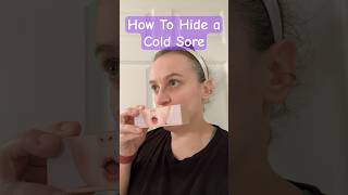 How To Hide a Cold Sore 🥶 #comedy