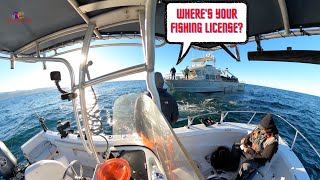 Game Warden License check| Slow day at Half Moon bay.