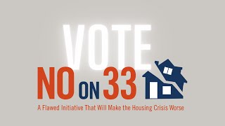 Vote No on Proposition 33- It is a Terrible Idea