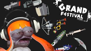 I spent Grand Fest getting a win with every weapon in Splatoon 3