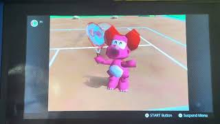 let’s play mario tennis n64 birdo singles