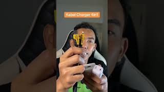 Kabel Charger 4in1 Murah Sudah Support Fast Charging #kabelcharger #kabelchargermurah #kabel4in1