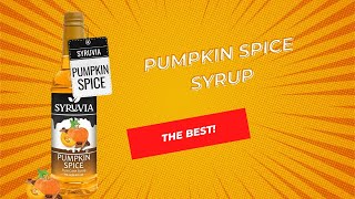 Pumpkin Spice Syrup -- Soooo Good!!