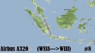 FSX A320 WSSS✈✈✈WIII (Timelapse)  #8