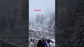 Manali In Winters #winteriscoming #snowfall #manali #winterwonderland #snowfallinmanali