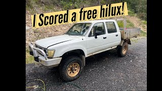 I scored a free Hilux!