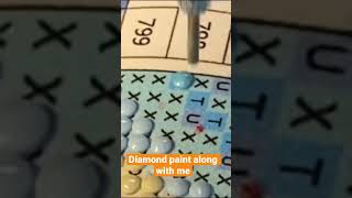 Diamond paint along with me #diamondart #diamondpainting  #diamondpaintingaccessories