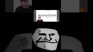 MrBeast hits 1 quadrillion subs #trending #mrbeast #pewdiepie troll face meme