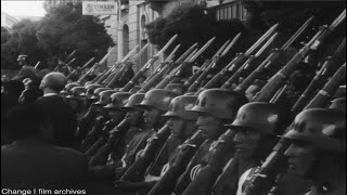 Desfile Cívico-Militar en La Paz, 1961.