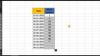 How to get Week number in Excel || Excel Vazhikati #Shorts