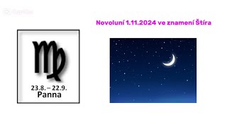 PANNA♍️ Novoluní 1.11.2024 ve znamení Štíra z pohledu karet