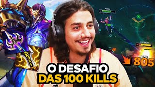 JHIN E CASSIOPEIA BOT NO DESAFIO DE 100 KILLS NO MESTRE!