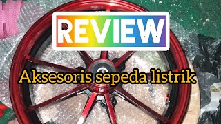 Review aksesoris sepeda listrik! Ada apa aja ya??