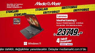 Stokları eritiyoruz |Lenovo IdeaPad Gamıng 3 8GB Ram Oyuncu Bilgisayarı 23.749TL!