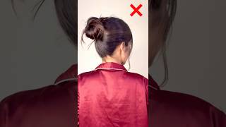 Recreated 7 Million views Hairstyle 🔥❤️ #hairstyle #hairbun  #hairtutorial #shortsviral