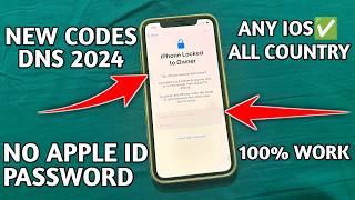 New Arrival DNS Unlock 2024! Remove icloud lock without owner Fix activation lock Apple ID Success✅✅