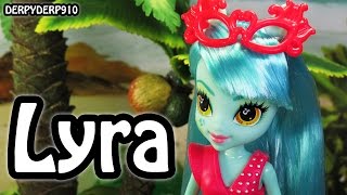 Equestria Girls Spring Break 3 Lyra Heartstrings PinkiePie Fluttershy MLP My Little Pony Doll Review