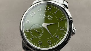 F.P. Journe Chronometre Souverain Dubai Limited Edition Platinum Bracelet Luxury Watch Review