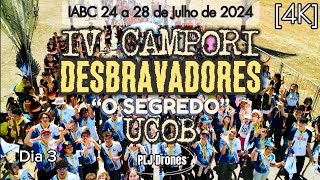 188 - 4K - Drone - IV Campori Desbravadores da UCOB - O segredo #campori #desbravadores #desbravador