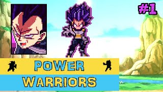 POWER WARRIORS / IDEA DE PERSONAJE  #1 / VEGETA MEGA INSTINTO ( BY ANDRÉS GAMEN ANIMATIONS )