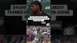 Imagine Davante Adams and Aaron Judge teaming up! #shorts