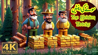 The Golden bricks | تین دوست اور سونا  |Urdu Story | Moral Stories| Urdu Kahaniya@UrduFairyTales