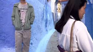 Tour of Blue City Chefchaouen Morocco , المدينة زرقاء في المغرب