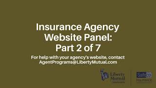 Insurance Agency Website Panel Part 2