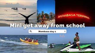 Mombasa get away// we flipped in the ocean!!