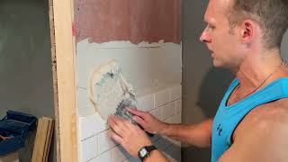 How To Tile shower walls (kitchen etc) & useful tips  (full process- custom build)