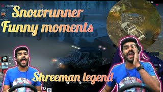 Shreeman legend vs snow runner glitch + funny moments | highlight