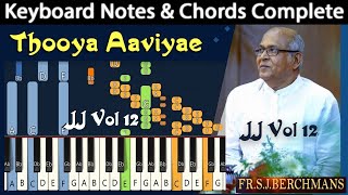 Thooya Aaviyae Anbin Keyboard Notes & Chords | தூய ஆவியே அன்பின் ஆவியே | Berchmans | JJ Vol 12