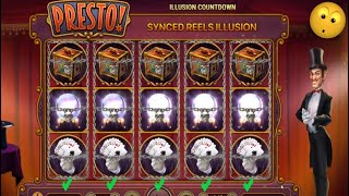 GROS GAIN en GAGNANT le BONUS des 5 ROULEAUX SYNCHRONISÉS 🍀 Slot Presto 🍀