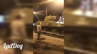 Dad tells kid to get out of a tank, kid refuses said:"I'm literally in a tank!". | LadDog