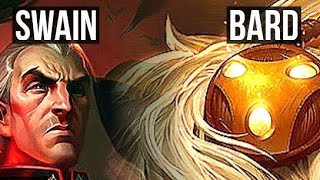 SWAIN VS BARD - 8/4/11 KDA SUPPORT GAMEPLAY