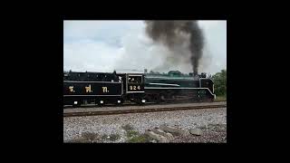 A SRT Steam Locomotive Departing Bang Pa In. #thailandrailway #shorts #srt #steamtrain #railway